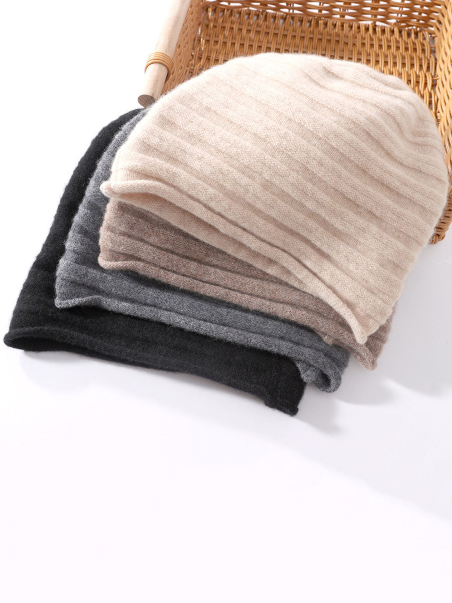 Winter Artsy Soft Warm Cashmere Knit Hat AV1071