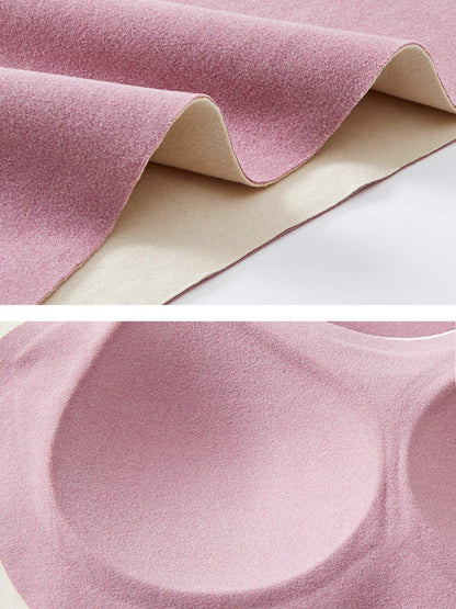 Women Seamless Warm Solid Cashmere With Breast Pads Base AK1047