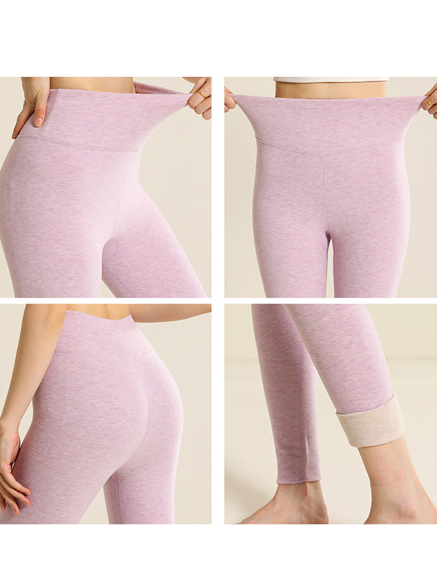 Women Winter Warm High Waist Cashmer Thick Leggings AX1021