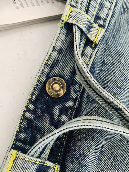 Sac à main en denim uni vintage pour femme, sac à bandoulière BN1033