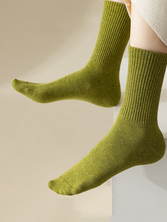 7 Paar Damen Wintersocken aus fester Baumwolle WU002