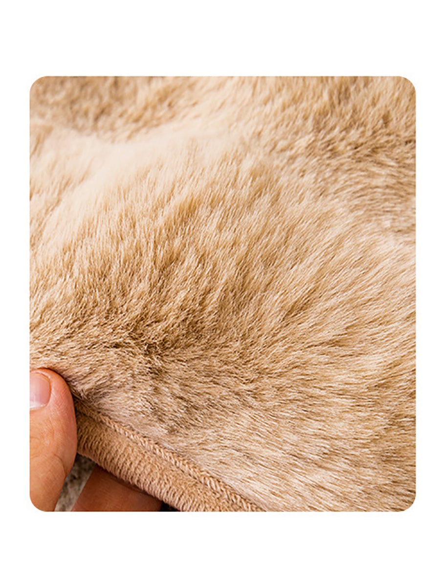 Winter Warm Solid Soft Fleece Casual Thick Soft Cushion BA1032