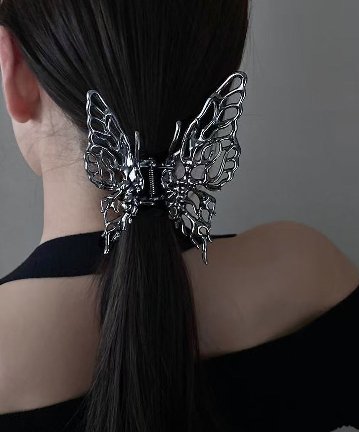 Luxury Hollow Out Metal Butterfly Hair Claw For Women Girls Geometric YI035